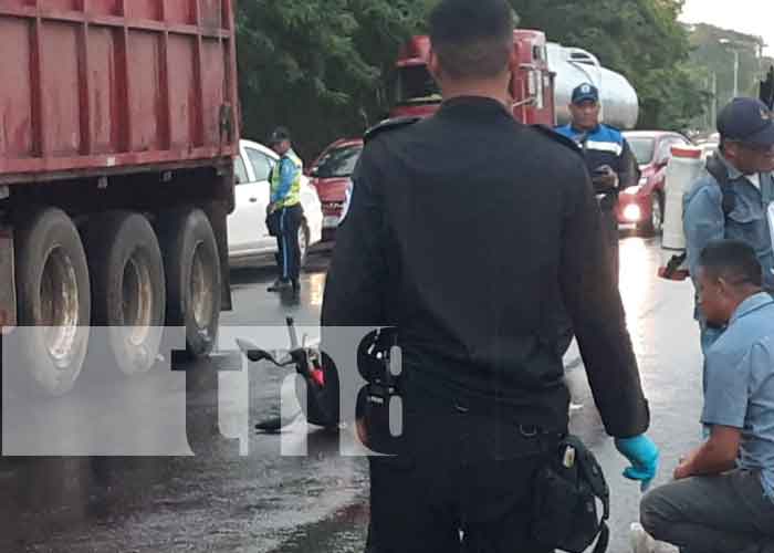 Foto: Jovencita se encuentra con la muerte en accidente en km 8 carretera nueva a León / TN8