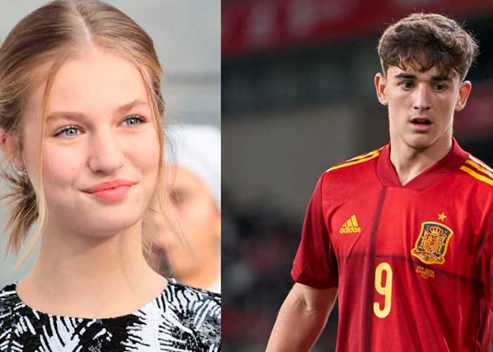 Confirman relación entre la Princesa Leonor y el futbolista Gavi
