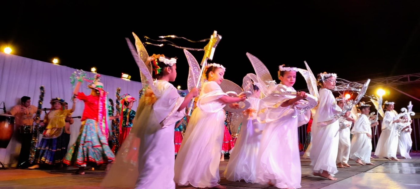 Foto: Presentación magistral del ballet folklórico nicaragüense en las festividades de Diriamba