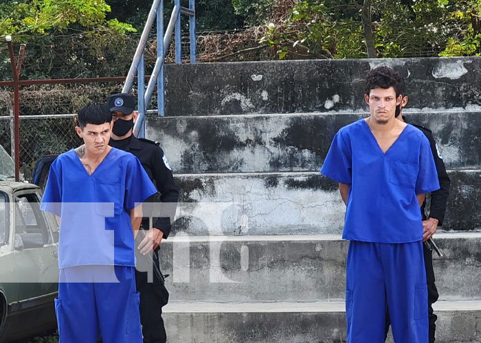 Presuntos delincuentes tras las rejas en Nueva Segovia y Chontales