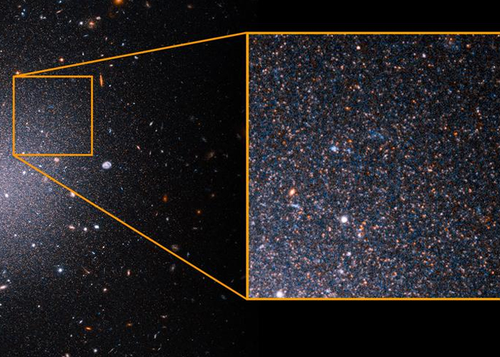 LEDA 48062, una de nuestras vecinas galácticas, captadas por la mirada del Hubble