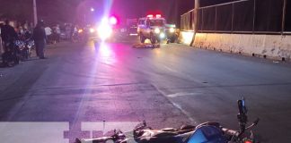 Motociclista muere en accidente en la entrada al barrio Santa Elena, Managua