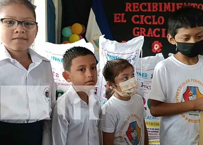 Gobierno garantiza merienda escolar a centros educativos de Carazo