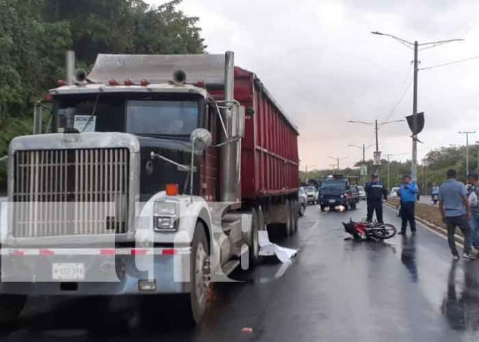 Foto: Jovencita se encuentra con la muerte en accidente en km 8, Carretera nueva a León / TN8