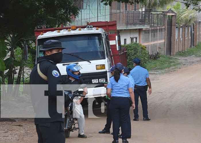 Foto: Mayor presencia de la policía en barrios de Somoto genera seguridad a las familias / TN8