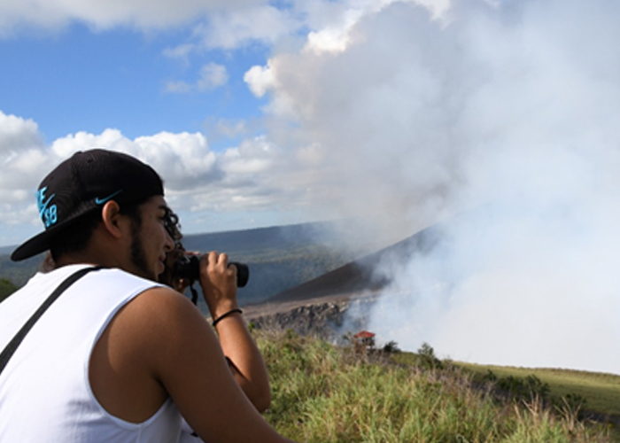 Más turistas nacionales y extranjeros visitan el Volcán Masaya (Fotos)