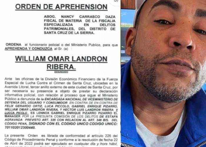 Don Omar recibe orden de aprehensión en Bolivia 
