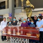 Honras fúnebres a Calín Rosales, beisbolista de Nicaragua