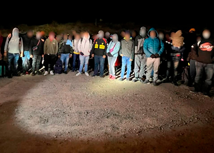 Capturan en los primeros días del 2023 a cientos de migrantes en Arizona