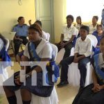Foto: Hijos de policías reciben paquetes escolares en Bilwi / TN8