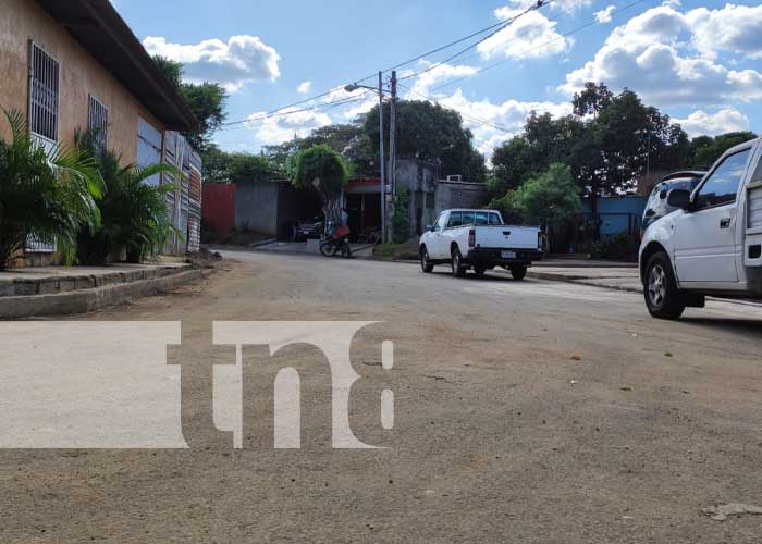 Foto: Inauguran nuevas calles en el barrio Carlos Fonseca, Managua / TN8