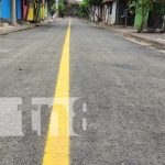 Foto: Nuevas calles en el barrio HIlario Sánchez, Managua / TN8