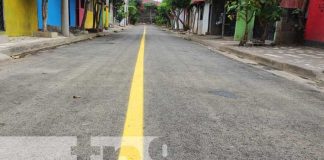 Foto: Nuevas calles en el barrio HIlario Sánchez, Managua / TN8