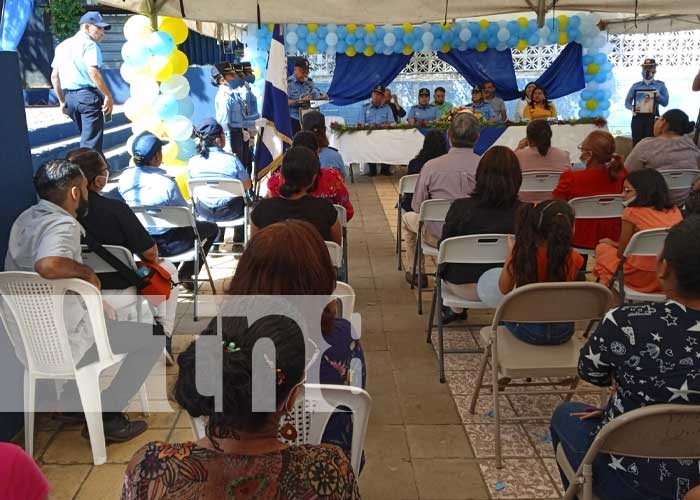 Foto: Inauguración de Comisaría de la Mujer en San Judas, Managua / TN8