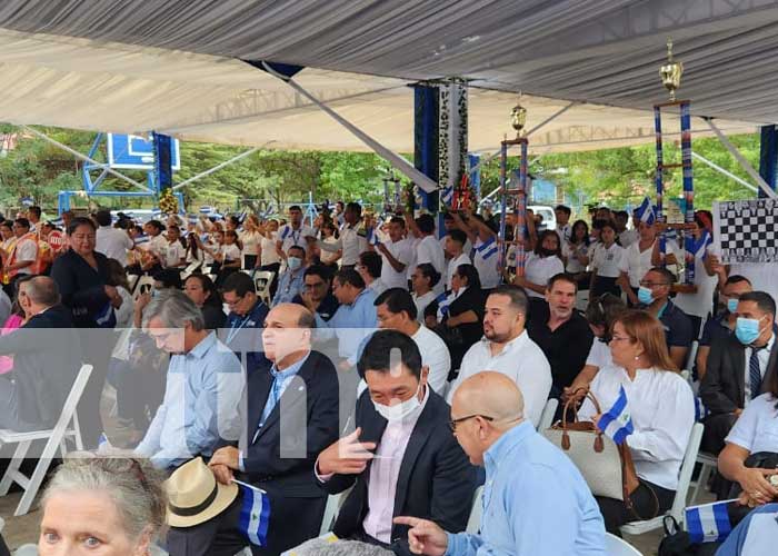 Foto: Acto oficial del MINED Nicaragua por el regreso a clases 2023 / TN8