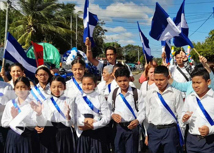Foto: Caminata en Managua por reconocimiento a la gratuidad de la educación en Nicaragua / TN8