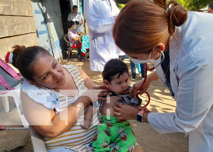 Foto: Barrio Bóer Norte en Managua, recibe atención médica / TN8