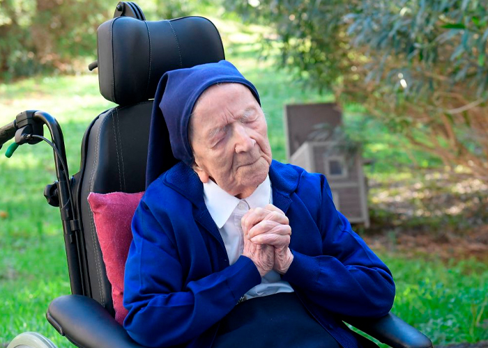 Muere en Francia la monja más vieja del mundo con 118 años