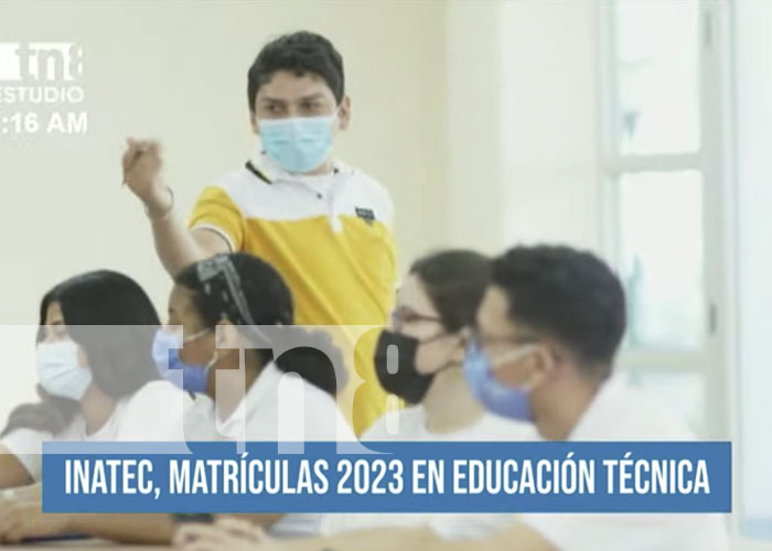 INATEC: Matricula 2023 en educación técnica