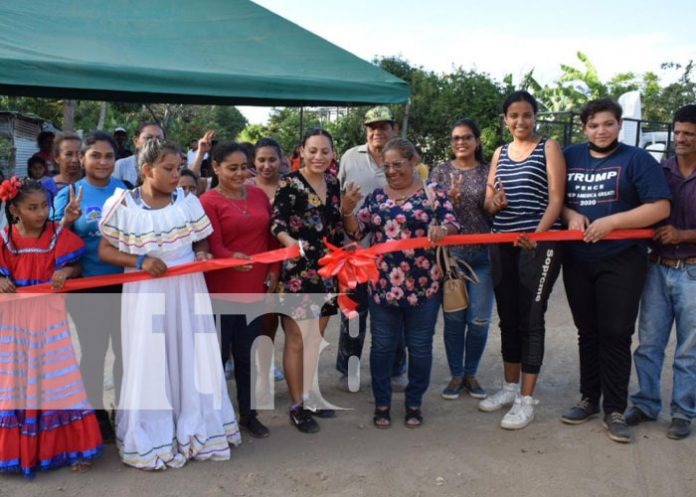 Inauguran camino que conecta múltiples comunidades en Nagarote, León
