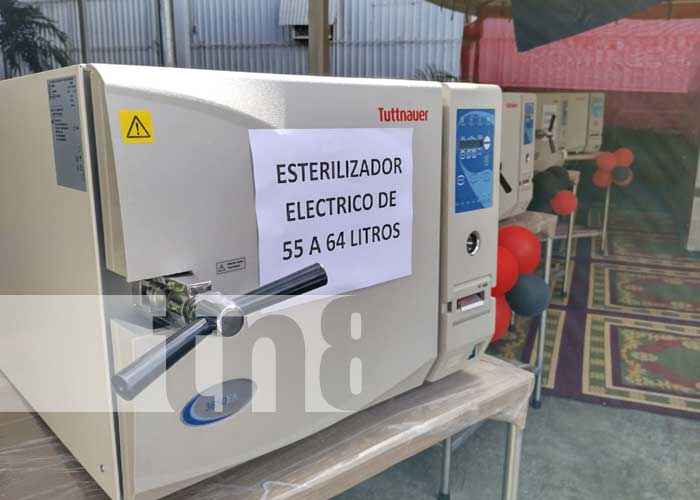 Foto: Entrega de lavadoras y otros equipos industriales para el MINSA en Nicaragua / TN8