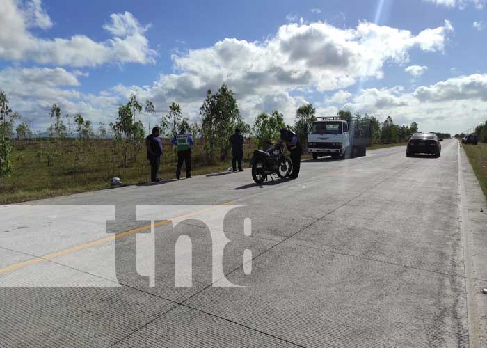 Foto: Niña falleció por accidente entre Malacatoya y Tipitapa / TN8