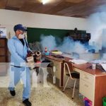 Foto: Fumigación y abatización en colegios de Matagalpa / TN8