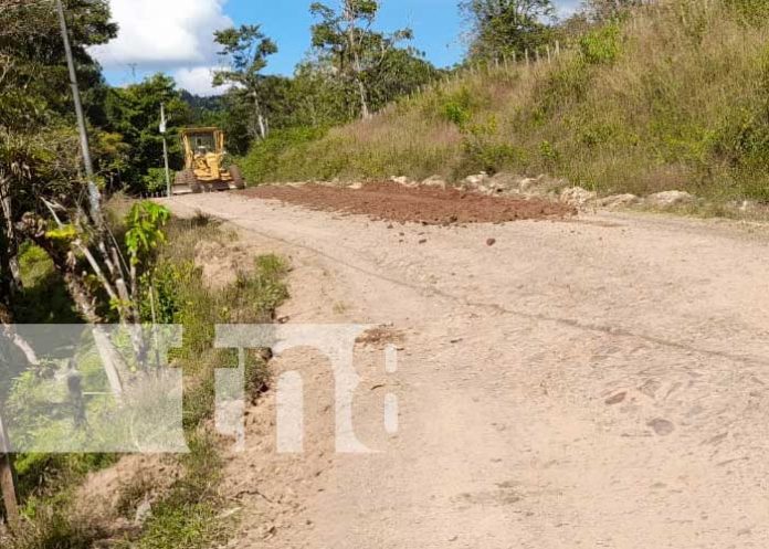 Foto: Reparación de caminos en Matiguás, Matagalpa / TN8
