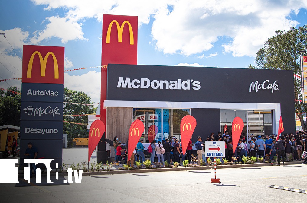 Foto: Nueva sucursal de McDonald's en Carretera a Masaya / TN8