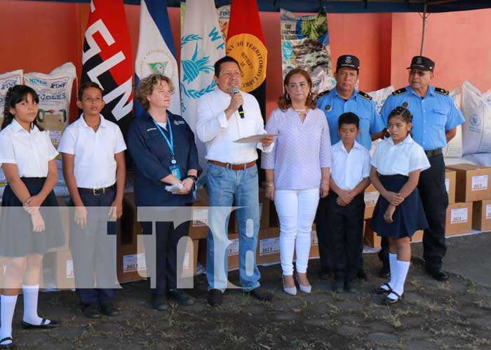 Foto: Primera caravana 2023 con merienda escolar en Nicaragua / TN8