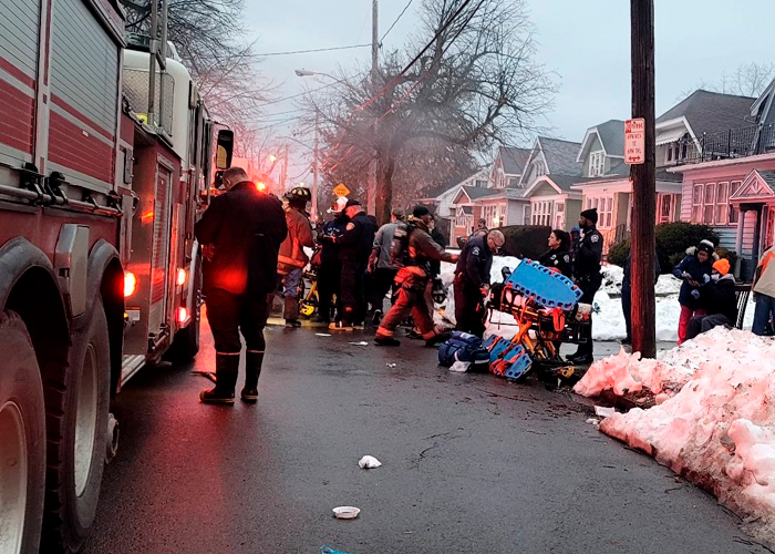Mueren calcinados cinco niños en medio de un incendio en Nueva York