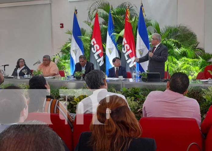 Foto: Cancillería de Nicaragua con representantes de ONG's / TN8
