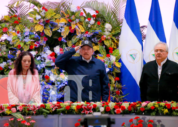 Foto: Presidente de Nicaragua, Daniel Ortega, en acto solemne por el inicio del período legislativo 2023 / TN8