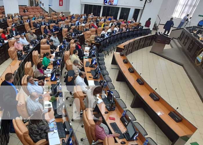 Foto: Parlamento de Nicaragua en sesión especial / TN8