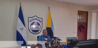 Foto: Conferencia de prensa de la Policía Nacional de Nicaragua / TN8