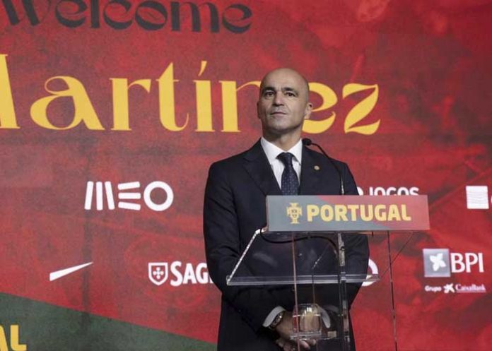 Roberto Martínez presentado en Portugal
