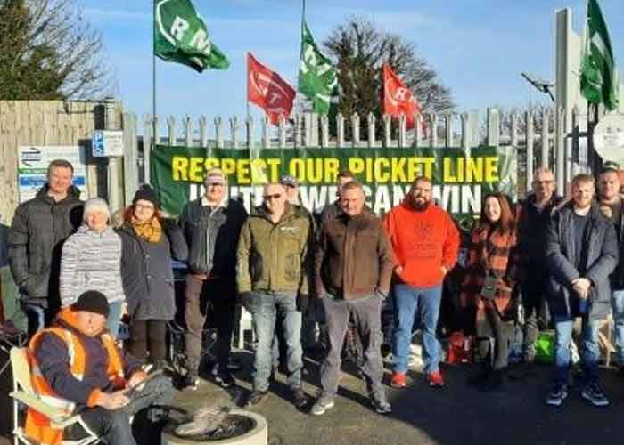 Ferroviarios del Reino Unido retoman paro defendiendo sus derechos