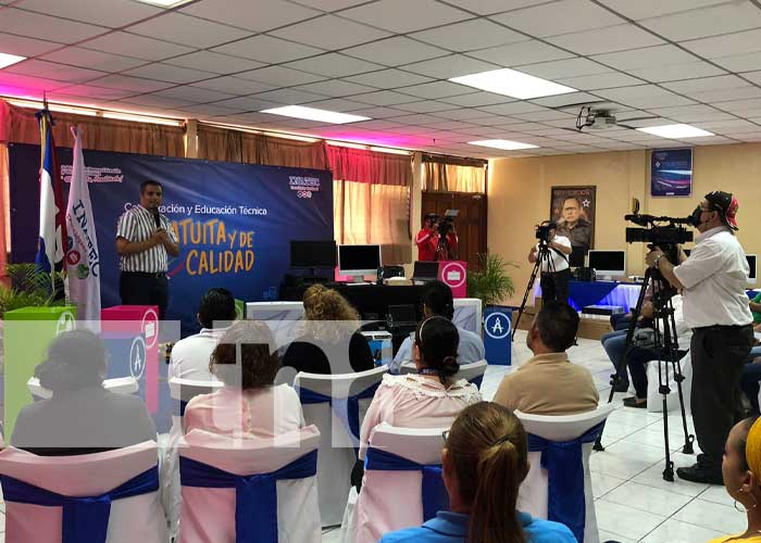 Foto: Equipamientos tecnológicos para centros del INATEC en Nicaragua / TN8