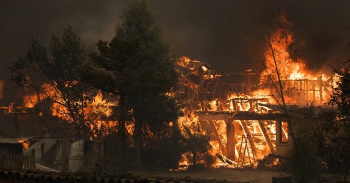 Foto: Aumentan a 22 las víctimas por incendios forestales en Chile / Cortesía