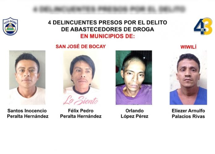 Delincuencia desarticulada gracias a trabajo de la policía en Jinotega