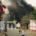 Voraz incendio reduce a cenizas una humilde vivienda en Somotillo, Chinandega