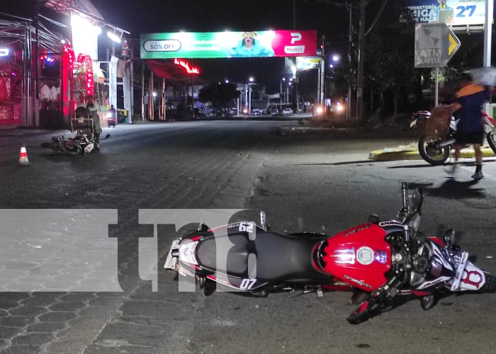 Foto: Motociclista ebrio casi provoca desgracia por la rotonda Cristo Rey / TN8