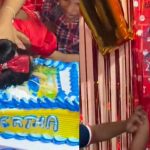Niña celebra su cumple y sus amigos la lanzan al pastel