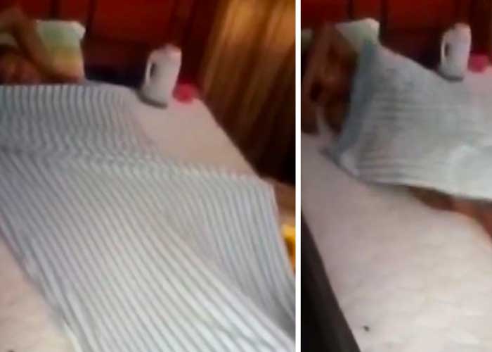 Mujer encontró a ladrón desnudo y dormido dentro de su casa