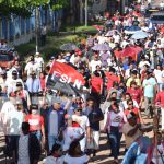 Foto: Militancia sandinista de Bilwi participa en caminata en respaldo a la Soberanía Nacional / TN8