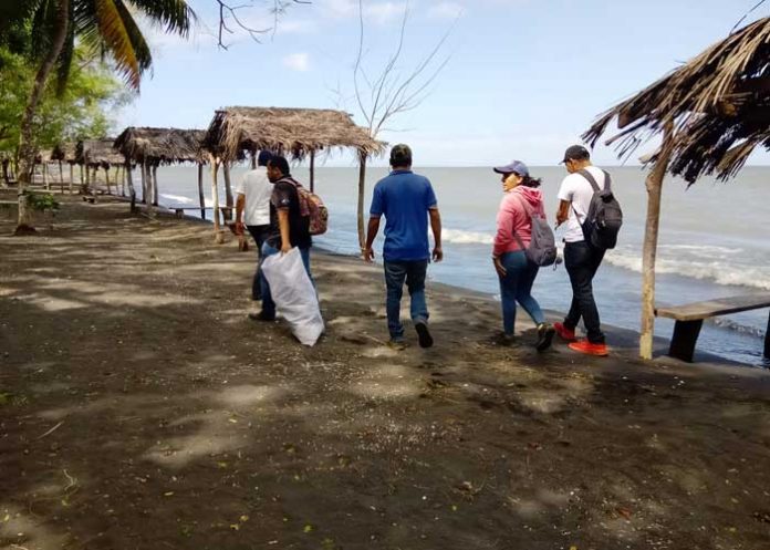 Ejecutan jornada de limpieza en Punta Jesús María, Isla de Ometepe