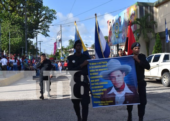 Foto: Con varias actividades Bluefields rindió homenaje al General Sandino / TN8