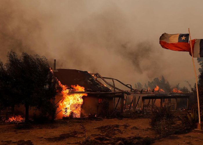 Foto: Autoridades de Chile comunican que disminuye la cantidad de incendios / Cortesía