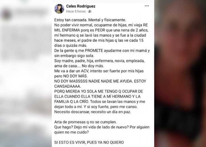 Mujer deja fuertes mensajes antes de asesinar a su madre en Argentina