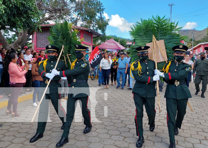 Rinden homenaje al Cnel. Santos López a 58 aniversario en Yalagüina, Madriz